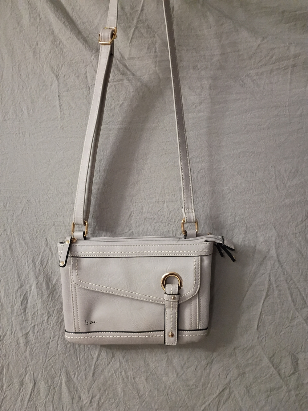 b.o.c. Gray Crossbody Shoulder Bag